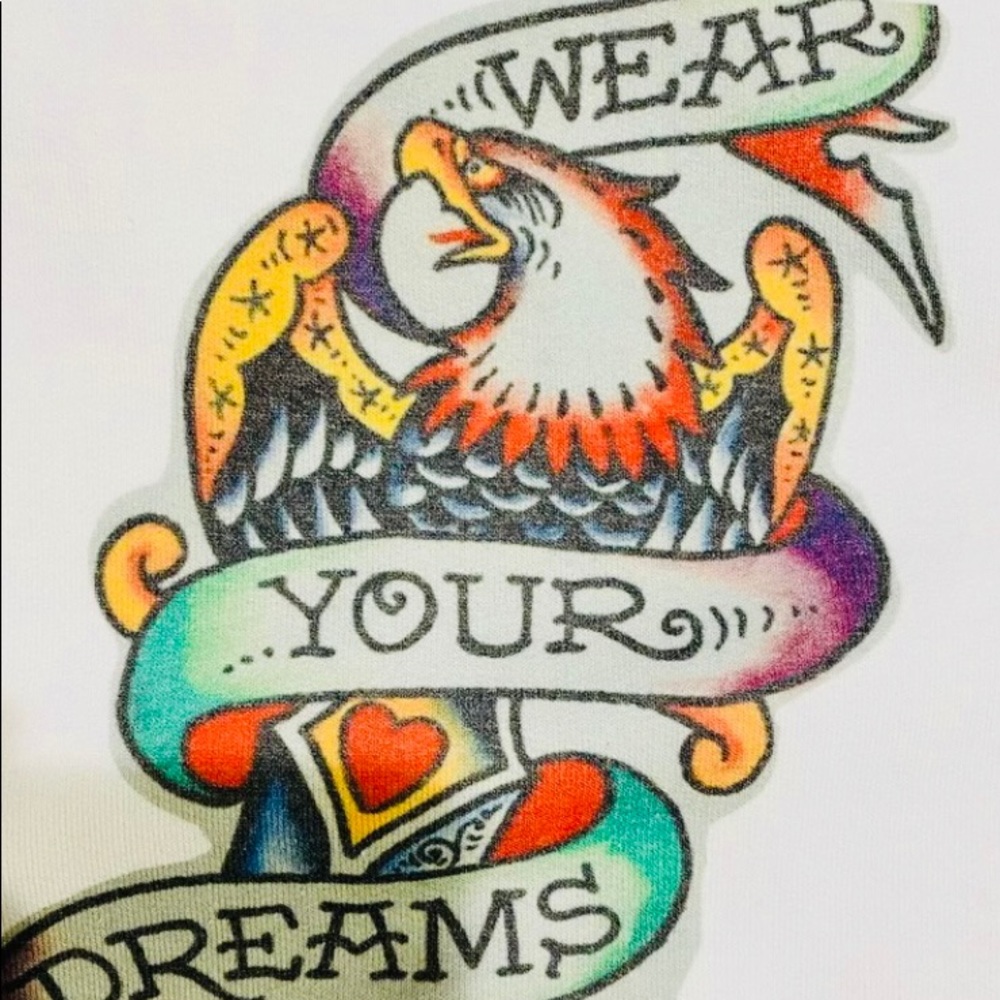 Wear Your Dreams Ed Hardy Tattoo Sweatshirt